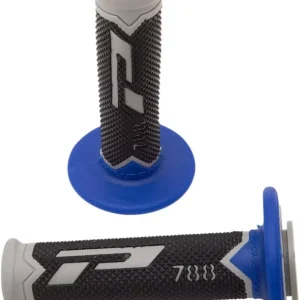 Prémium Poignées Offroad Triple Density 788 Closed End Gris / Bleu / Noir PRO GRIP PA078800TGBL
