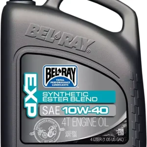 Vedd meg most BEL-RAY Exp Semi-Synthetic Ester Blend 4-Stroke Huile Moteur 10W-40 4 Liter 99120-B4LW