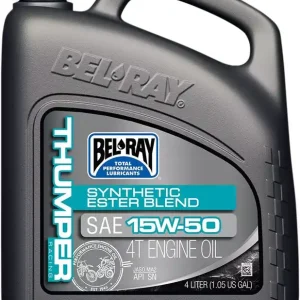 Bel-Ray Huile Thumper Racing Ester Blend Synthétique 4T 15W50 4L 99530-B4LW Árcsökkenés