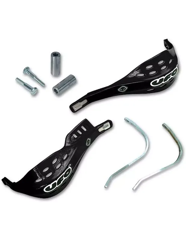 Akció Jumpy Supermotard Uni Pour protège-mains 28,6 mm (1 1-8 ") Barres Pro-Taper noires UFO-Plast PM01625-001
