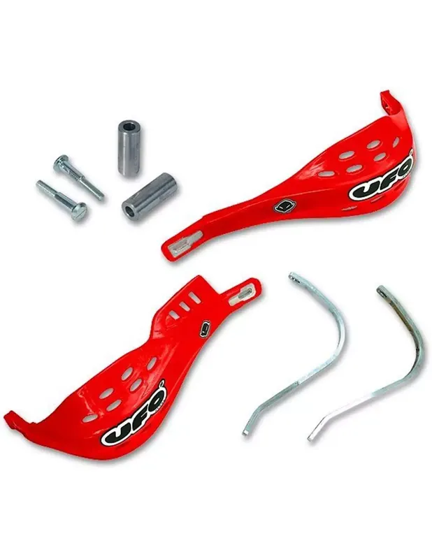 Kihagyhatatlan ajánlat Jumpy Supermotard Uni Pour protège-mains 28,6 mm (1 1-8 ") Barres Pro-Taper Crf-Red UFO-Plast PM01625-070