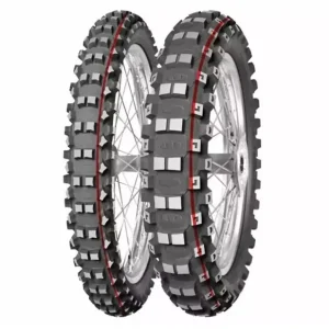 Pneu MITAS TERRA FORCE-MX MH 60/100-14 NHS 29M TT MOYEN À DUR ROUGE VERT Vedd meg most