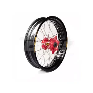 Haan Wheels roue complète jante noire 17-3,50 moyeu rouge 1 15006/3/6 Biztonságos fizetés