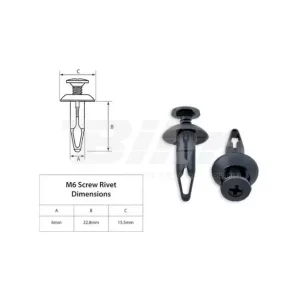 Legjobb ár Rivet en plastique M6 BOULON Boulon 2005-6SCRW