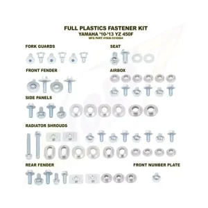 Árengedmény Kit de fixation en plastique ZKit YZF450(10-13) boulon tous plastiques YAM-1010004