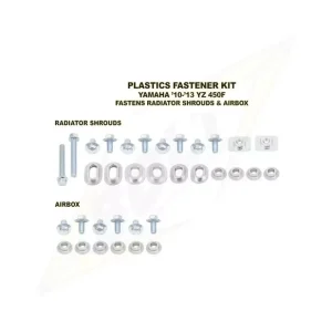 Olcsóbb Kit de fixation en plastique ZKit YZF450 (10-13) couvercles de radiateur et boulon de filtre à air YAM-1010004R