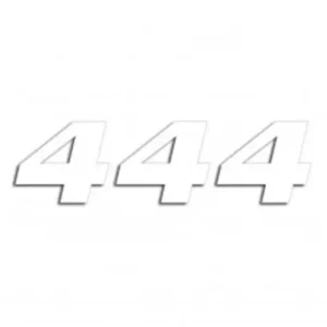 Lot de 3 décalcomanies One Series Number 4 White Blackbird Racing 5049-10-4 Rendeld meg most