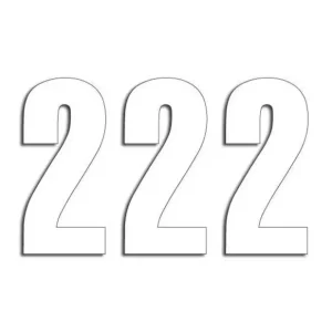 Pack d‘autocollants Numbers Three Series 2 Pack de 3 Blackbird Racing 5047-10-2 Olcsó