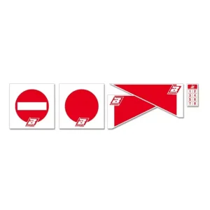 Expressz kézbesítés Blackbird Racing 5085 Kit de panneaux de signalisation Enduro