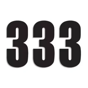 Pack de 3 autocollants Numbers Three Series 3 Blackbird Racing 5047-20-3 Utolsó esély
