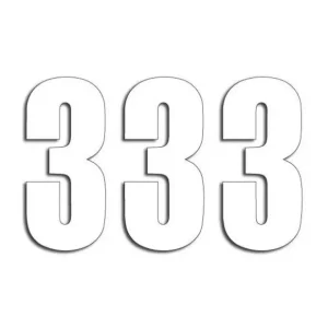 Rendeld meg most Pack d‘autocollants Numbers Three Series 3 Pack de 3 Blackbird Racing 5047-10-3