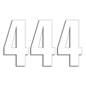 Vedd meg online Pack d‘autocollants Numbers Three Series 4 Pack de 3 Blackbird Racing 5047-10-4