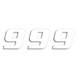 Akciós ár Lot de 3 décalcomanies One Series Number 9 White Blackbird Racing 5049-10-9