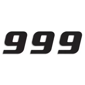 Kiárusítás Lot de 3 décalcomanies One Series Number 9 Blackbird Racing 5049-20-9