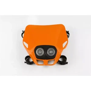 Gyors kiszállítás Support de lampe Fire-Fly Twins (12V-35W) Ktm-orange UFO-Plast PF01700-127