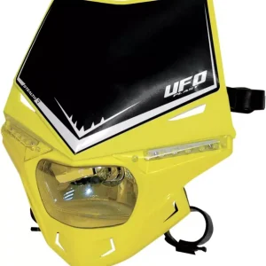 Support de phare Stealth (12V-35W et LED) couleur unique Rm-jaune UFO-Plast PF01715-102 Olcsó