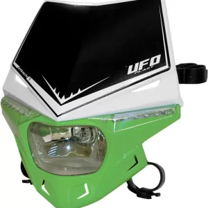 Support de phare Stealth (12V-35W et LED) bicolore blanc-Kx-vert UFO-Plast PF01715-W026 Újdonság
