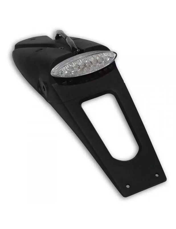Biztonságos vásárlás Feu arrière et support de plaque d‘immatriculation sans clignotants W- Clair Led-Light (E11 & Dot) noir Pp01219Kcl UFO-Plast