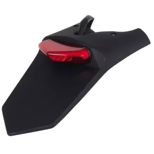 Feu arrière et support de plaque d‘immatriculation sans clignotants W- Feu arrière à LED rouge (E4 & Dot) noir UFO-Plast Szuper akció