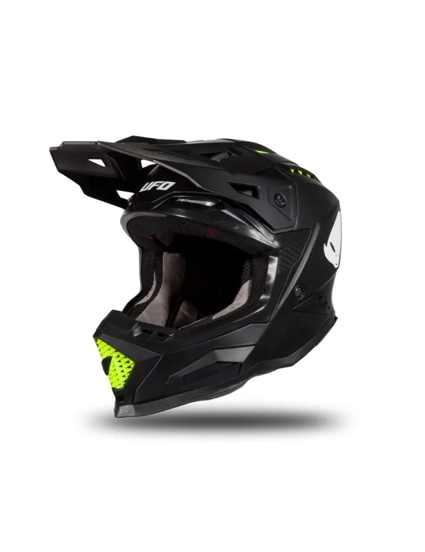 Casque motocross - UFO ECHUS Noir / Jaune Legkelendőbb