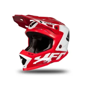 Ne maradj le Casque motocross - UFO ECHUS Rouge / Blanc