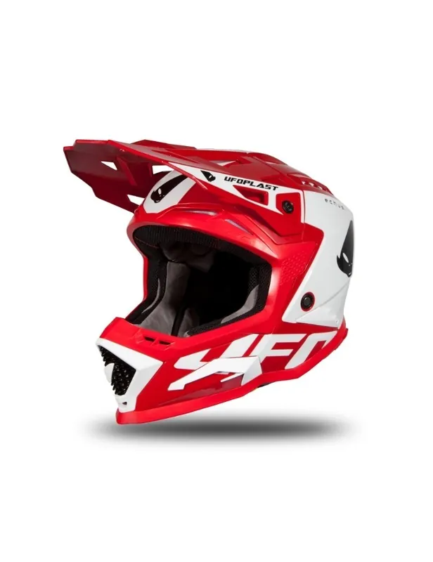 Ne maradj le Casque motocross - UFO ECHUS Rouge / Blanc